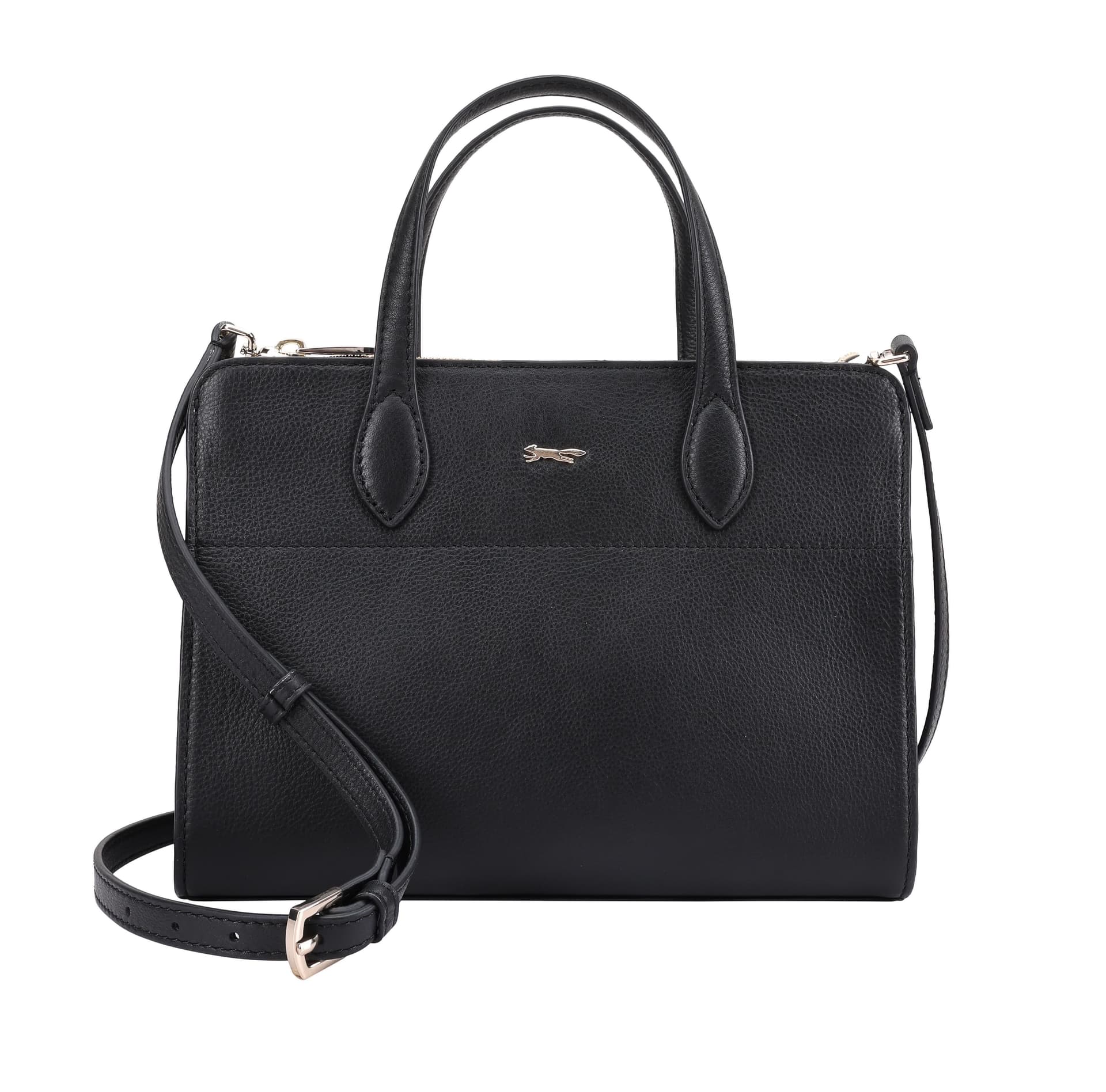 Paul Costelloe Paul Costelloe Women's Cordelia Leather Cross Body Bag in Jet Black