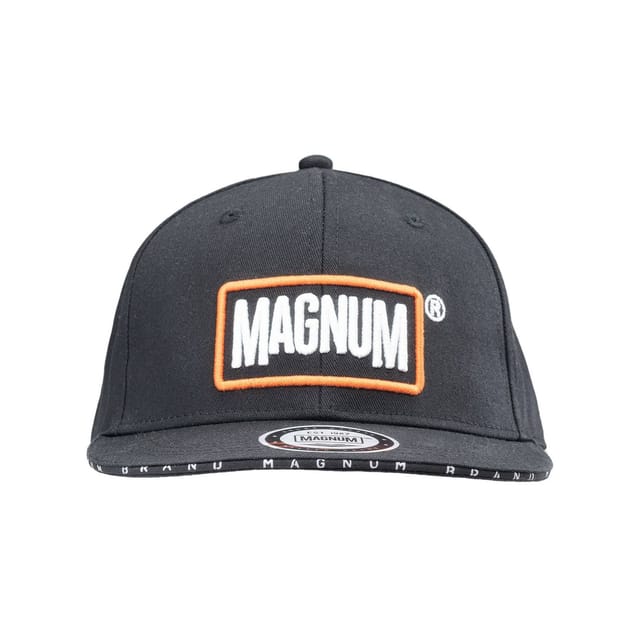 magnum Magnum Men's Lapis Logo Baseball Cap in True Black - 2