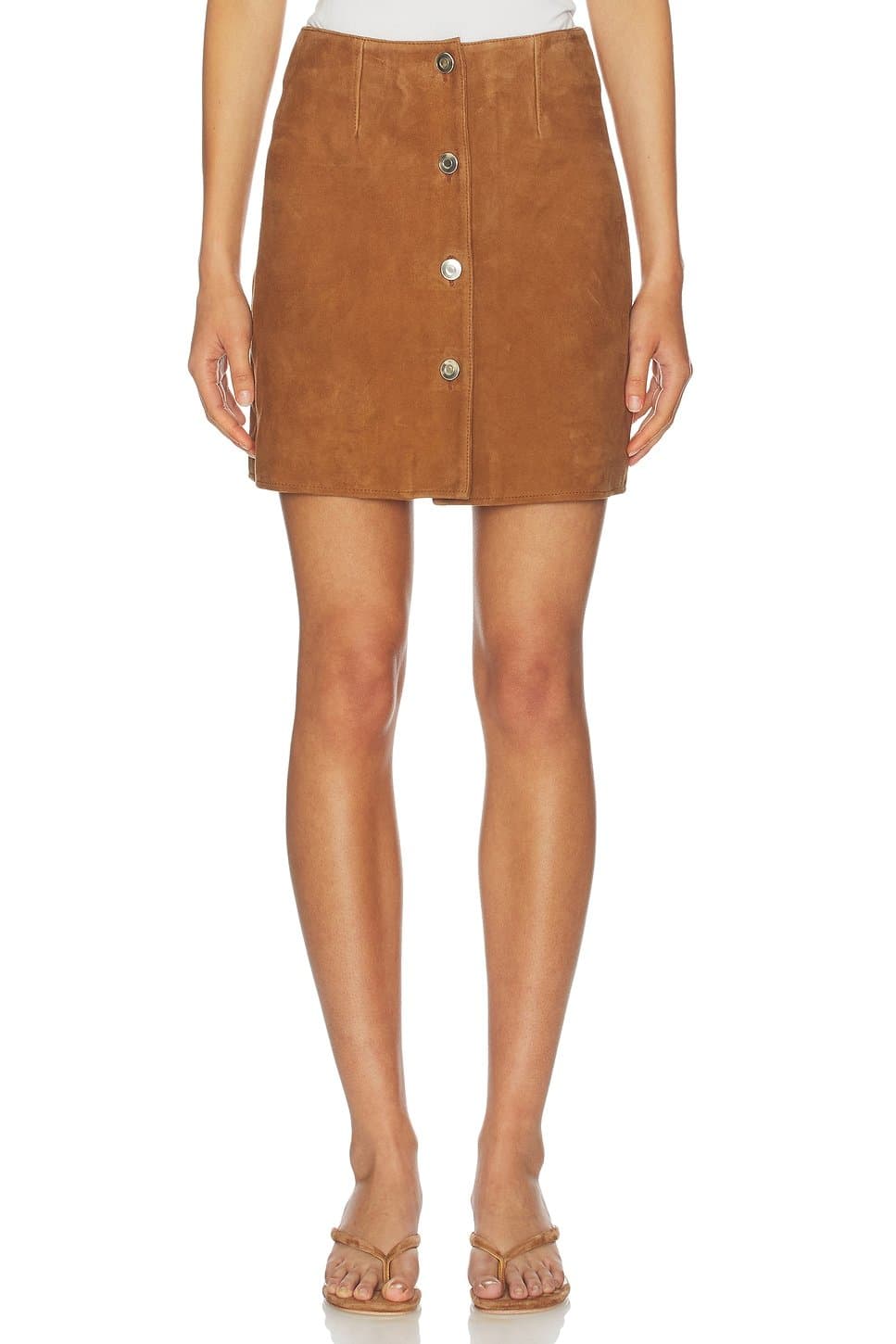 revolve Clemmie Suede Skirt
