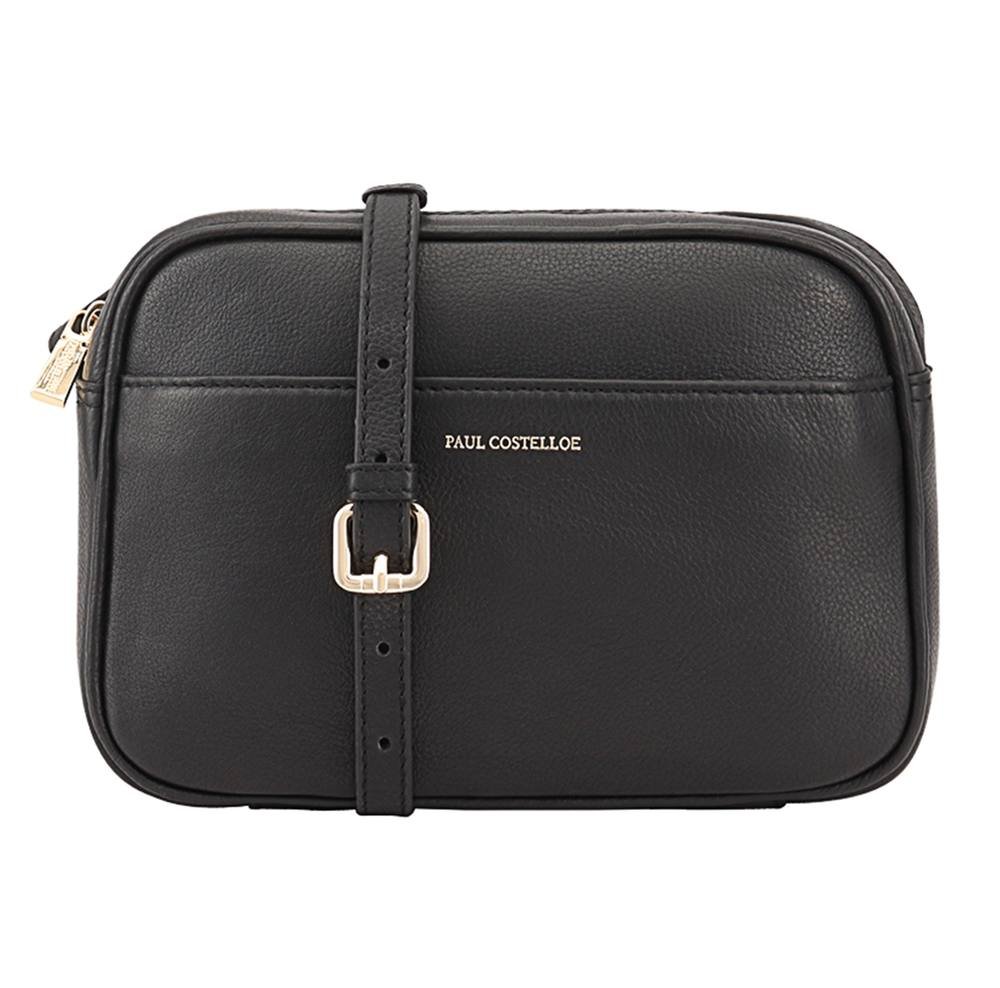Paul Costelloe Paul Costelloe Women's Cooper Leather Cross Body Bag in Black - 1