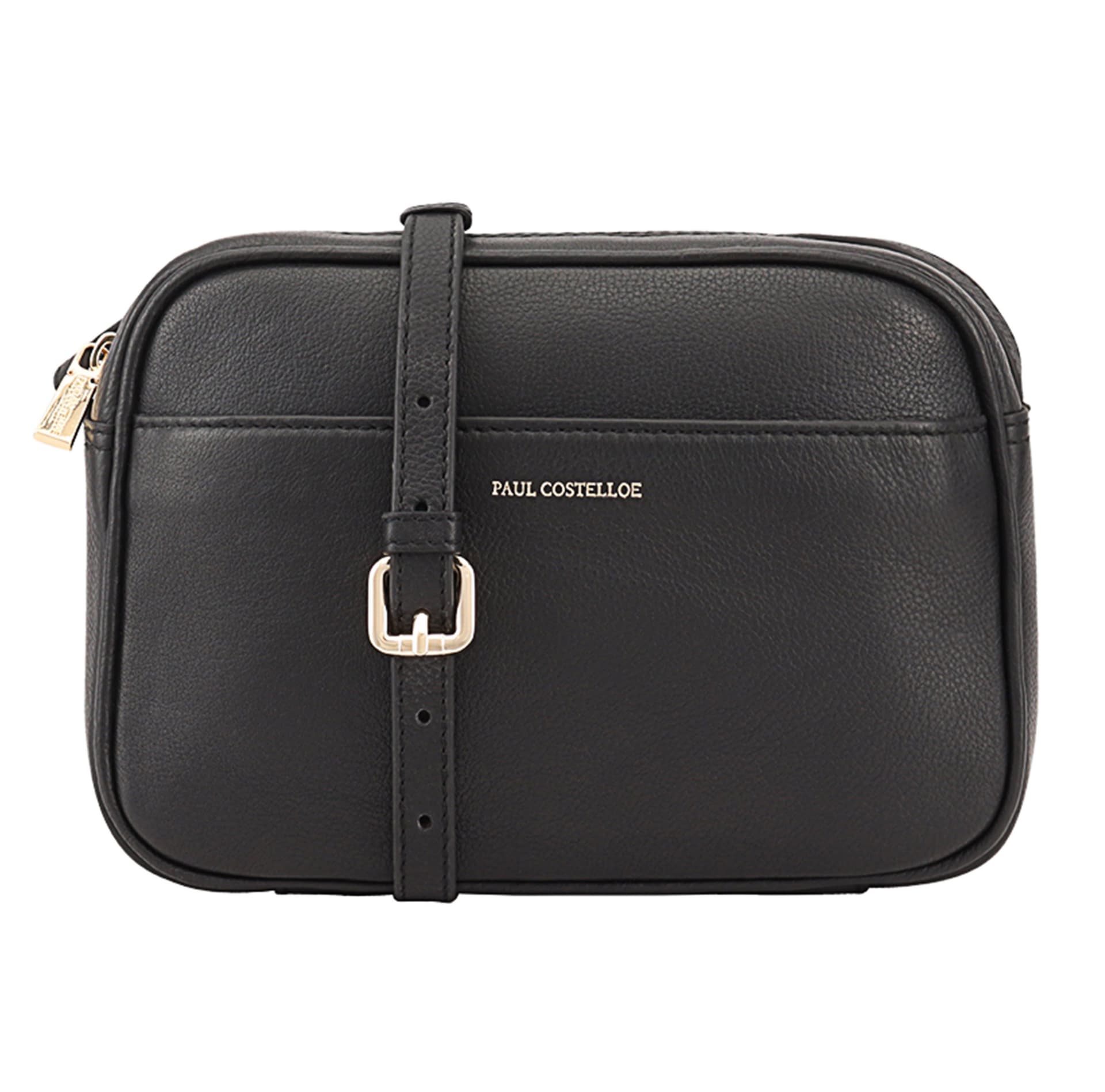 Paul Costelloe Paul Costelloe Women's Cooper Leather Cross Body Bag in Black