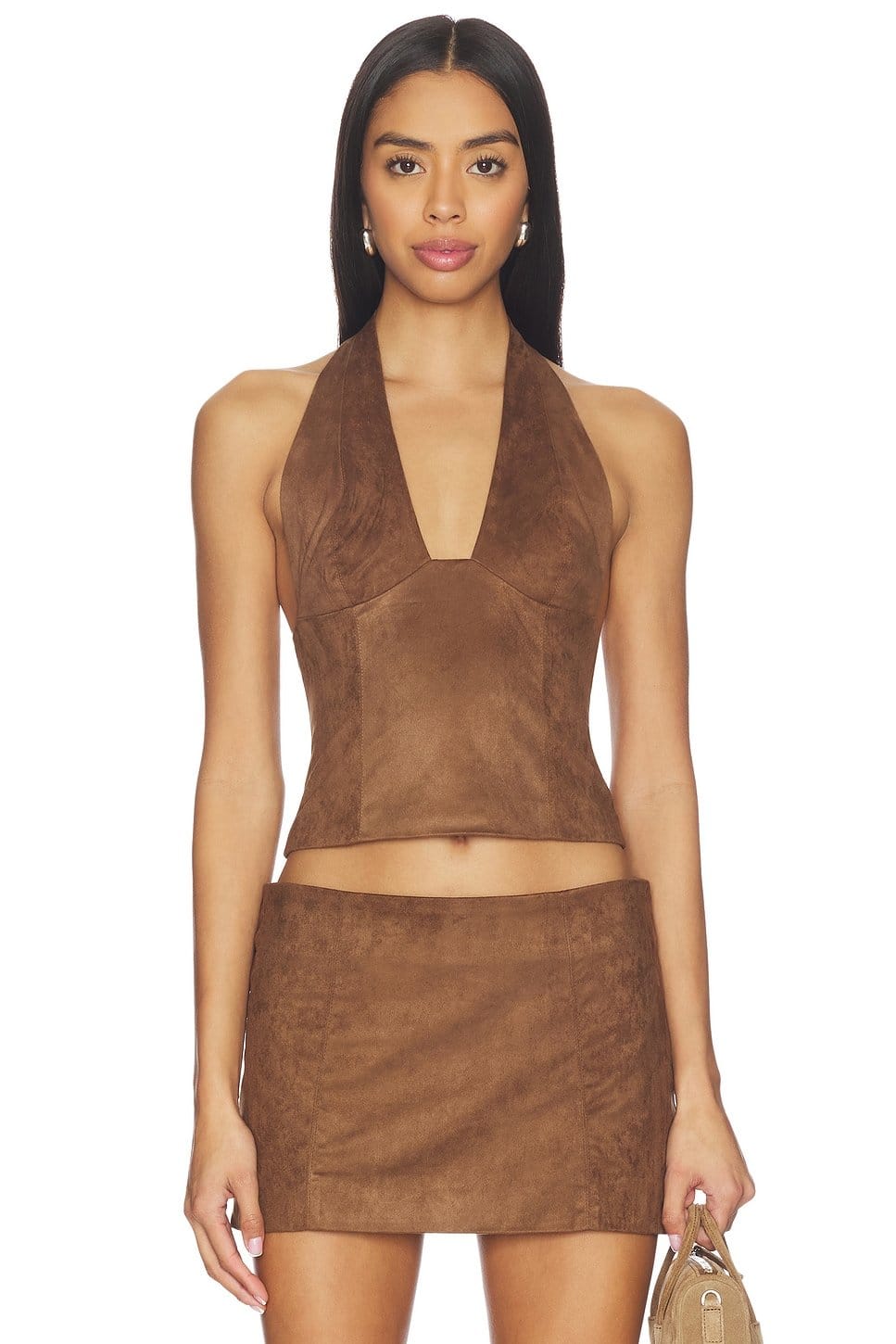 revolve Kitty V-neck Halter Top - 1