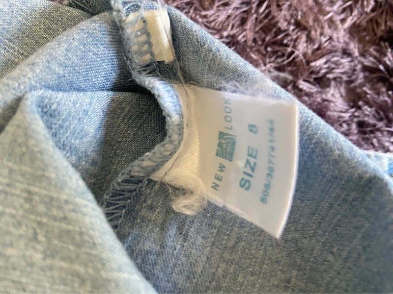 New Look New look denim halterneck top