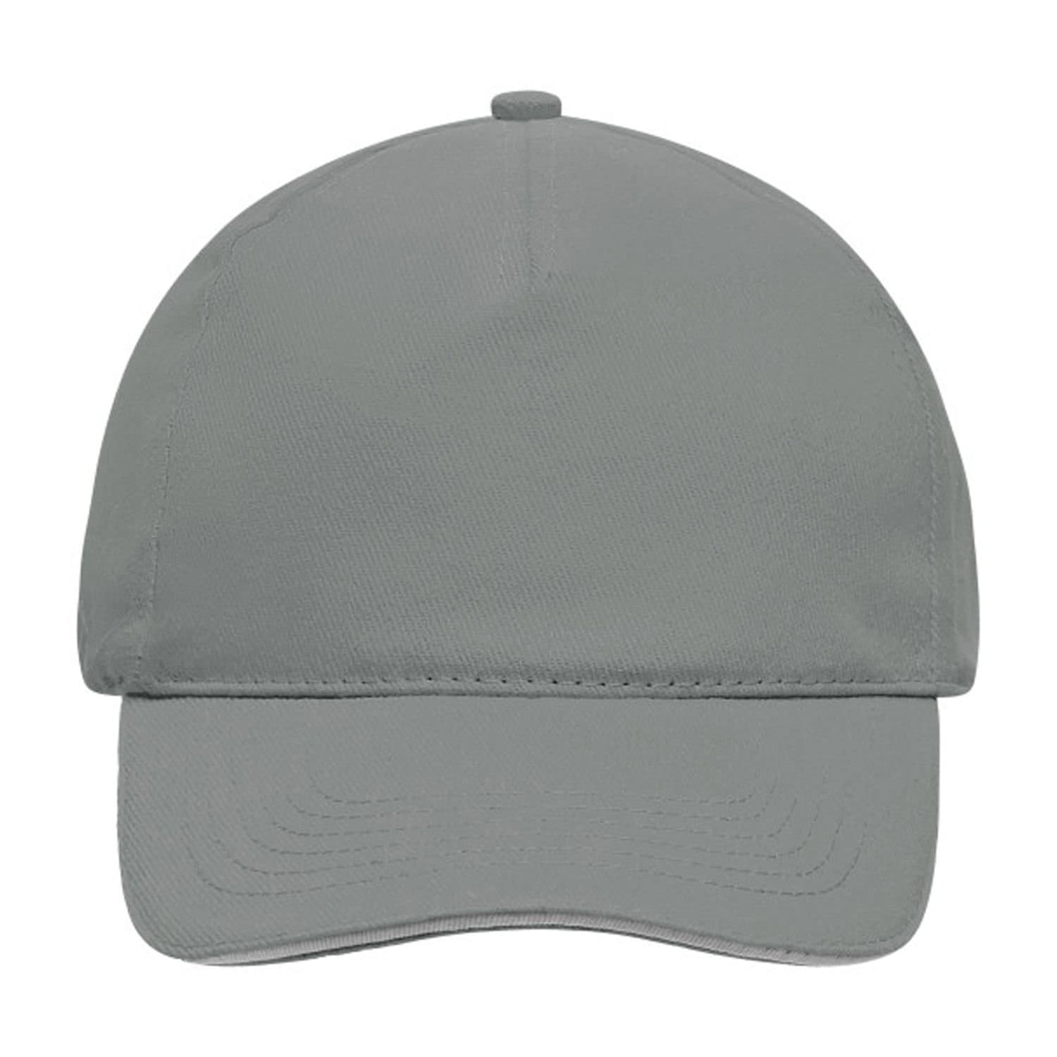 Myrtle Beach Myrtle Beach Men's 5 Panel Sandwich Peak Baseball Cap in Dark Grey