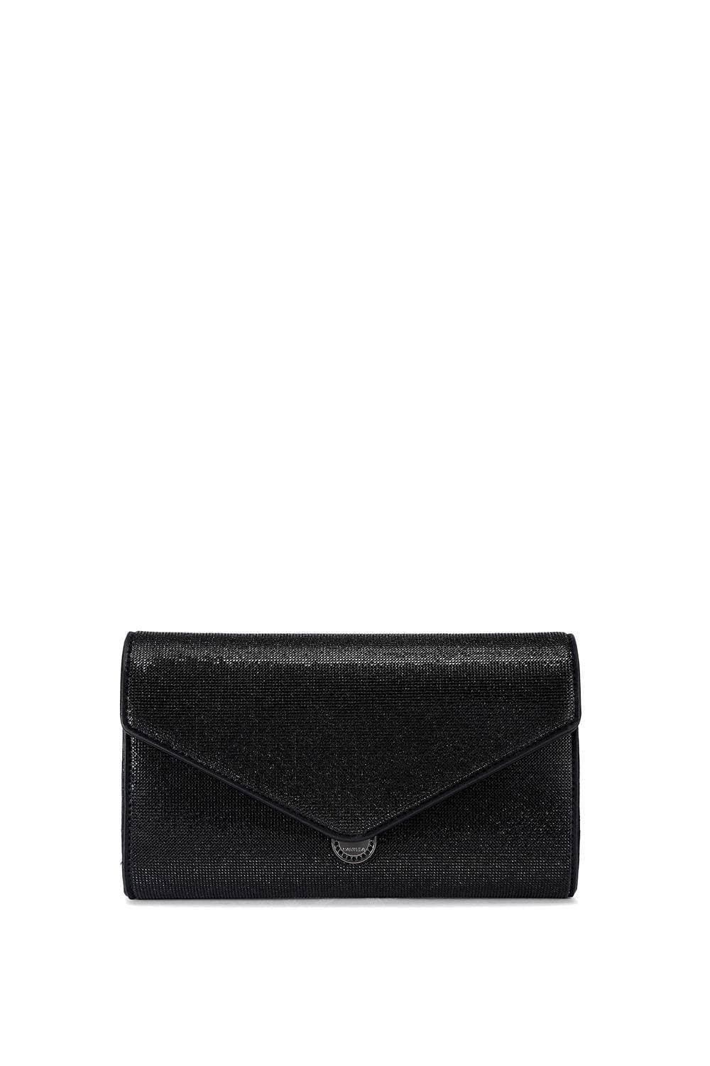 Carvela Carvela Black Crystal Envelope Clutch Bag
