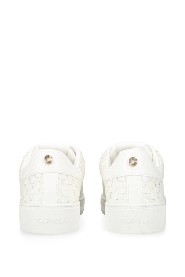 Carvela Carvela Women's 'Daze Weave' Trainers in White - 3