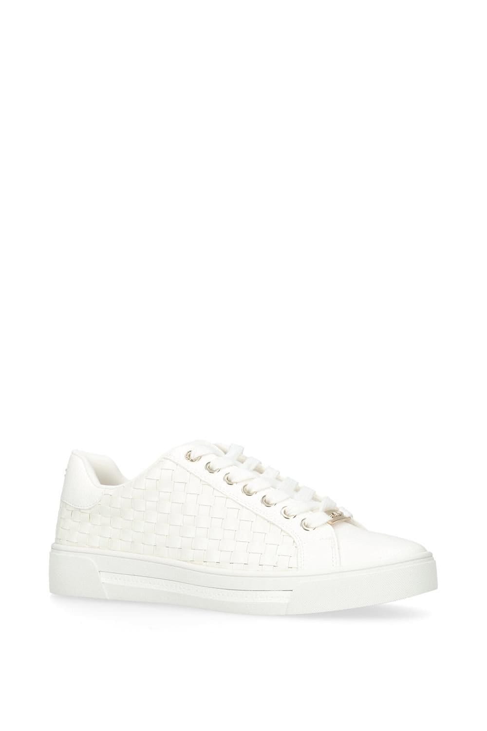 Carvela Carvela Women's 'Daze Weave' Trainers in White - 4