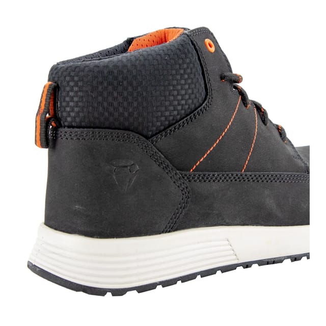 Unbreakable Unbreakable Men's Vulcan Nubuck Leather Composite Toe Cap Slip Resistant Safety Boots in Black - 2