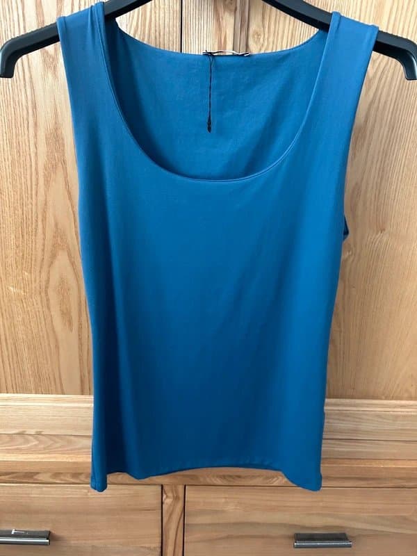 Zara Zara blue slinky vest top