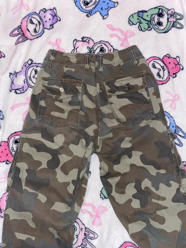 Bershka Bershka Women's Camouflage Cargo Pants