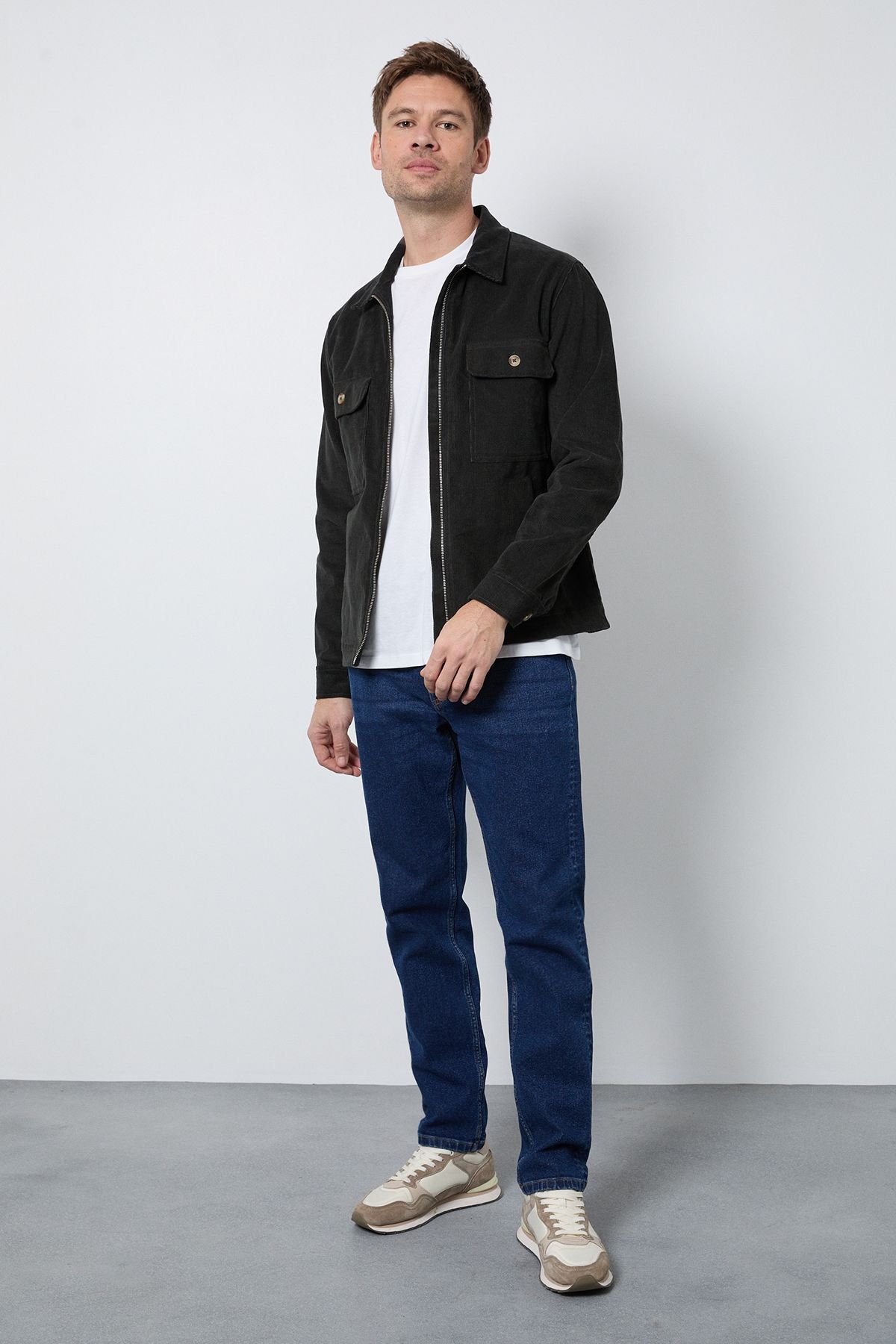 Burton Burton Men's Indigo Stretch Slim Fit Jeans - 1