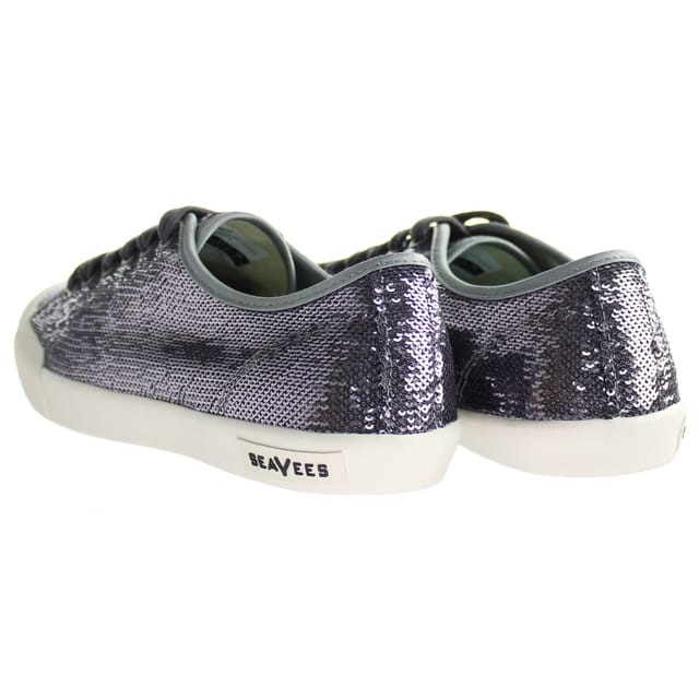 Seavees Seavees Women's Monterey Pewter Woven Sequins Purple Sneakers - 3