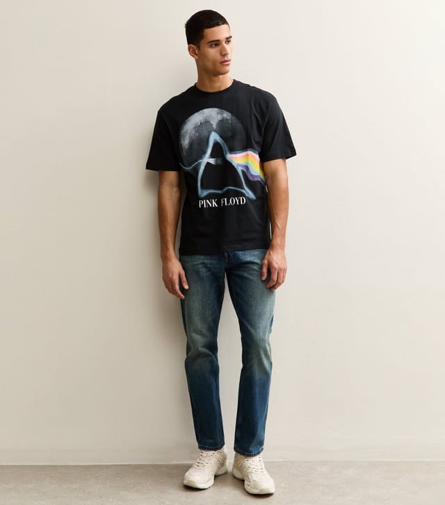 Only and Sons Men's Black Pink Floyd Print T-Shirt Only and Sons New Look - 3