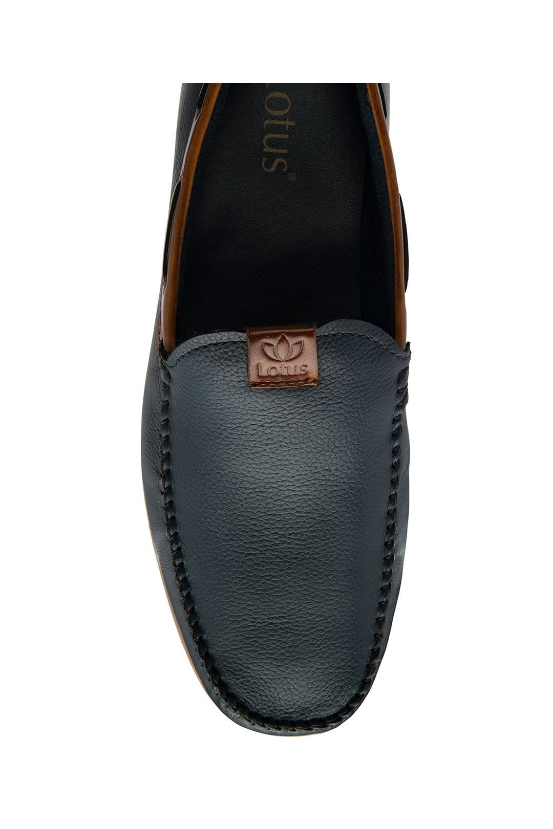 Lotus Lotus Men's 'Bolzano' Leather Loafers - 4