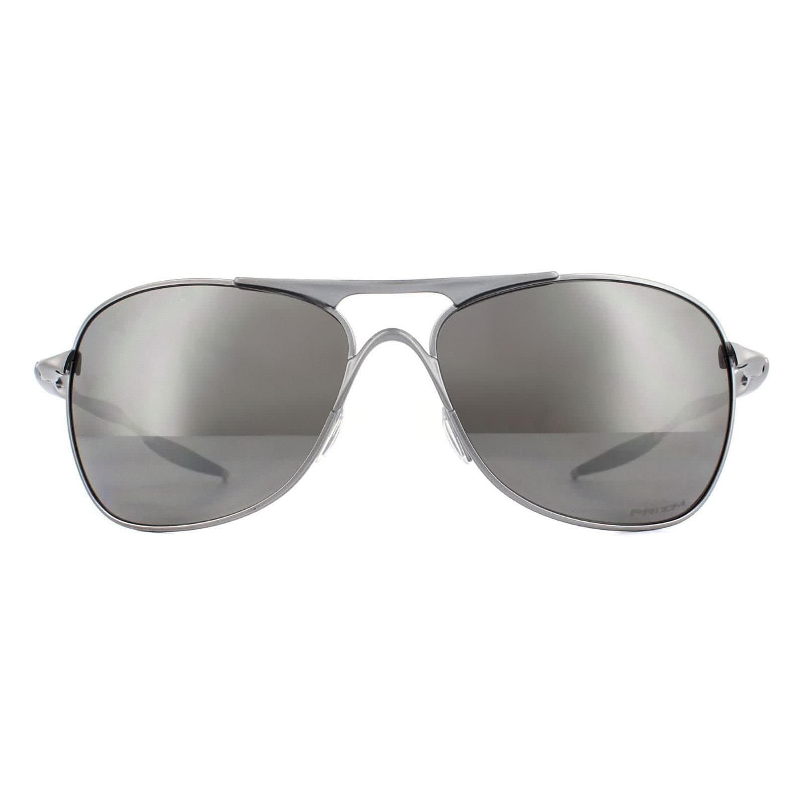 Oakley Oakley Men's Aviator Lead Prizm Black Polarized Sunglasses in Grey