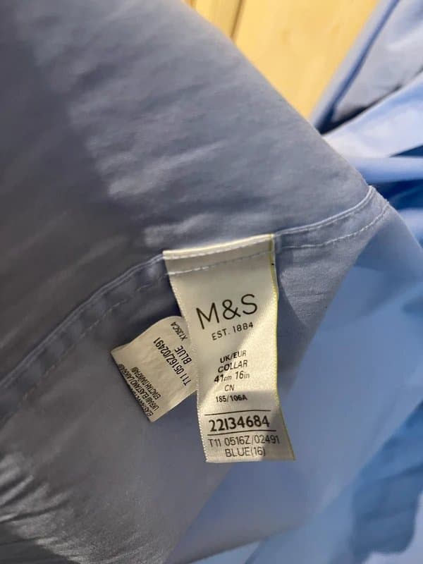 Marks & Spencer M&S Shirt - Blue