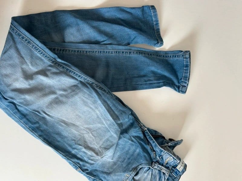 Bershka Blue Denim Straight Leg Jeans