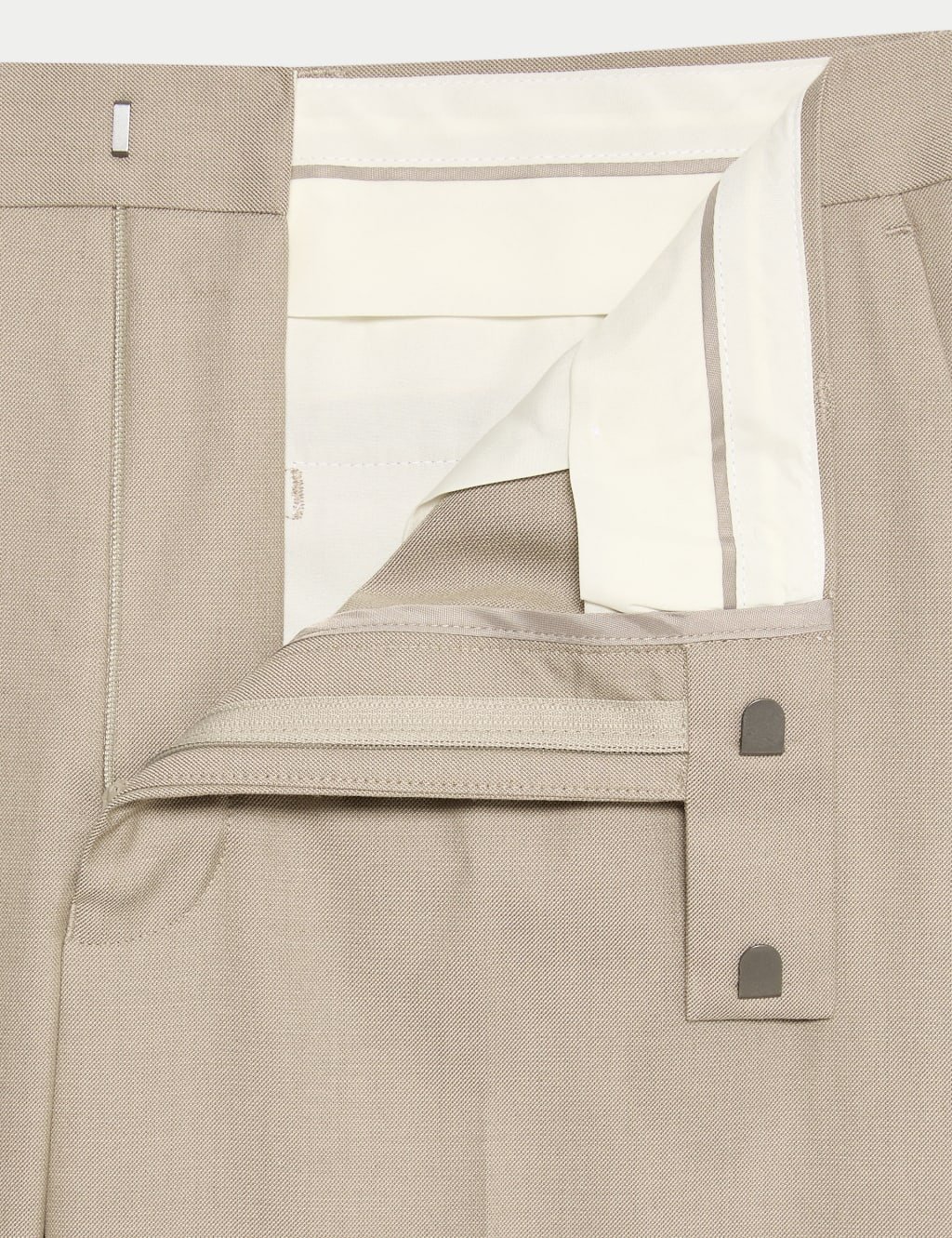 Marks & Spencer M&S Slim Fit Stretch Ultimate Suit Trousers Neutral - 2