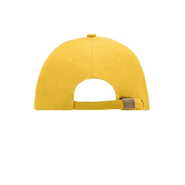 Myrtle Beach Myrtle Beach Men's 6 Panel Sandwich Peak Baseball Cap in Gold - 2