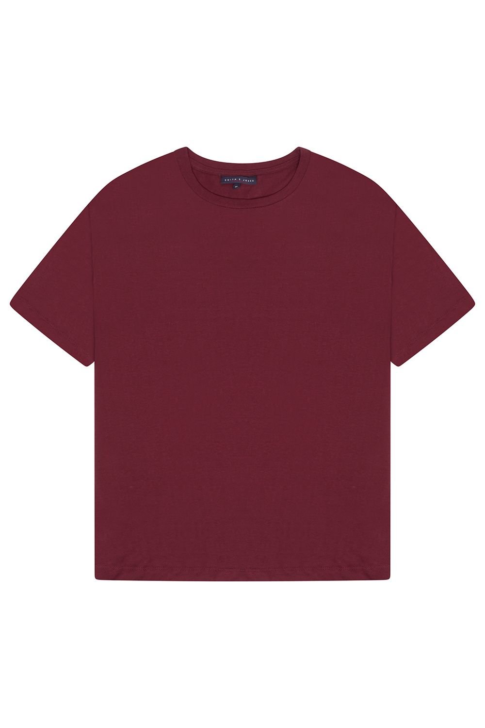 Smith & Jones Smith & Jones Men's 5 Pack 'Chillout' T-Shirt in Burgundy - 2