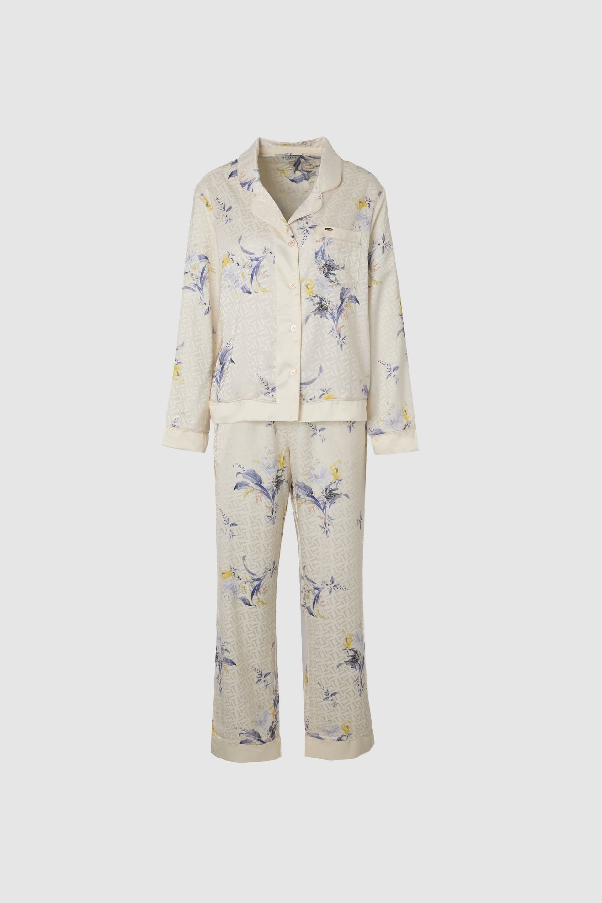 Ted Baker Ted Baker Women's Traditional Pj Set Whisper White