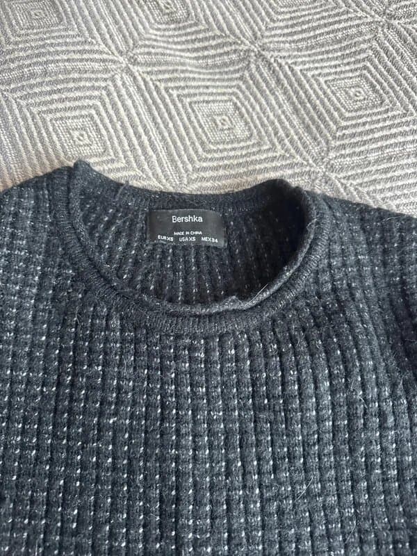 Bershka Bershka black knitted sweater