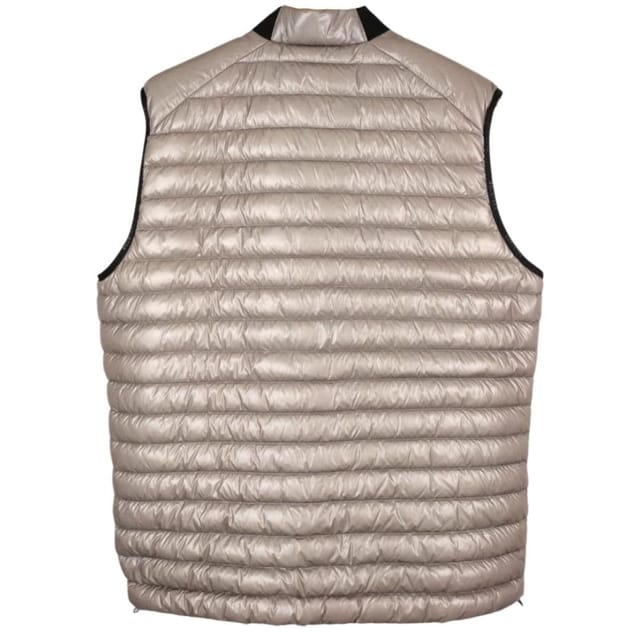 Belstaff Belstaff Men's Airframe Beige Shiny Gilet Down Filled Jacket - 2