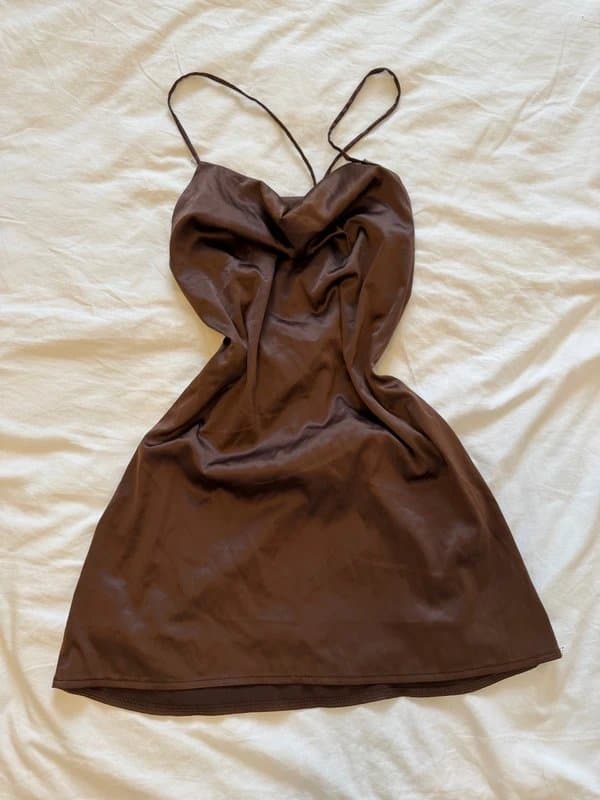 Bershka Bershka satin mini dress