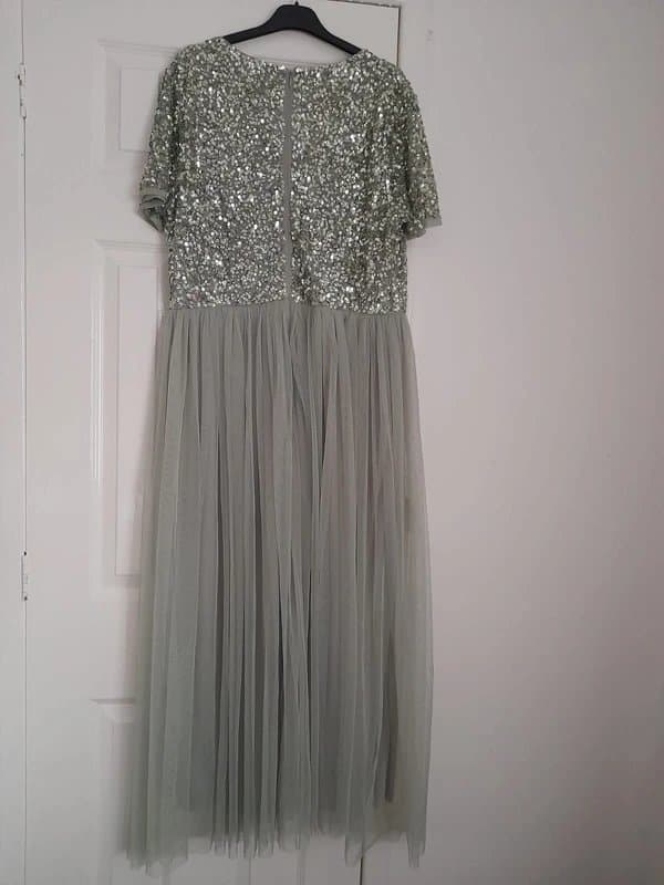 ASOS Maya Deluxe London dress size 14 Asos sequin embellished Christmas Party