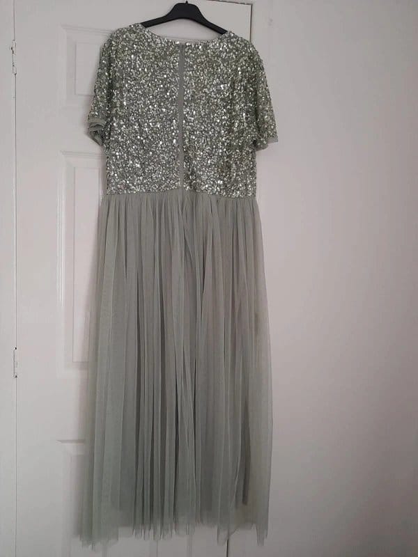 ASOS Maya Deluxe London dress size 14 Asos sequin embellished Christmas Party - 1