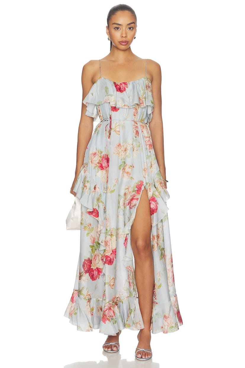 revolve Roselight Frill Maxi Dress - 1