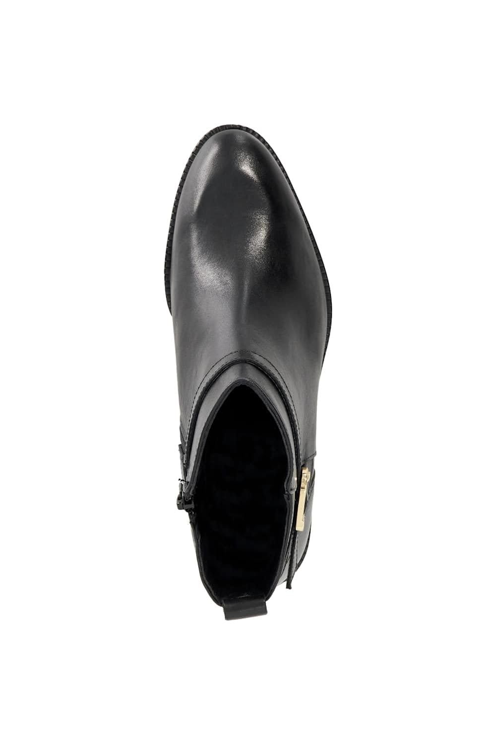 Dune London Dune London Women's 'Pemma' Leather Ankle Boots in Black - 4