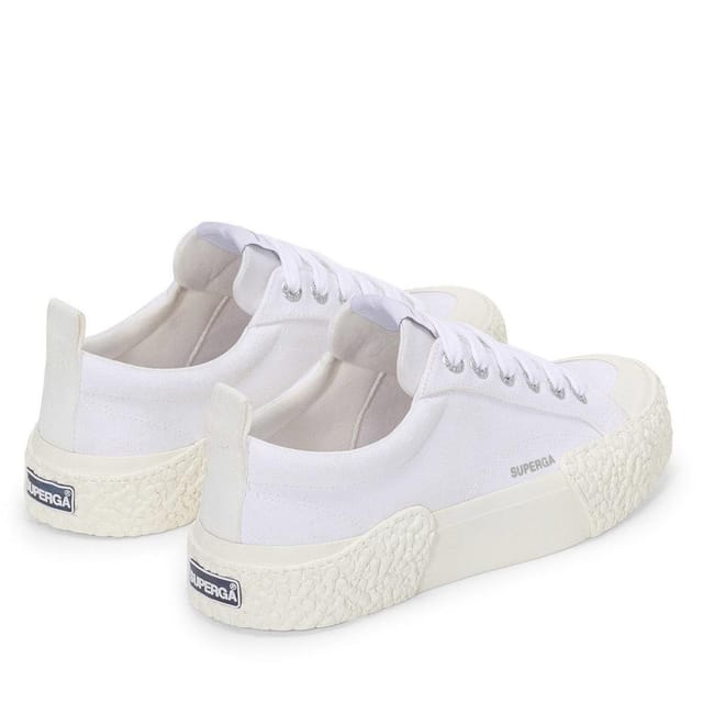 Superga Superga Men's 2660 Stripe Big Bumpers Trainers in White - 2