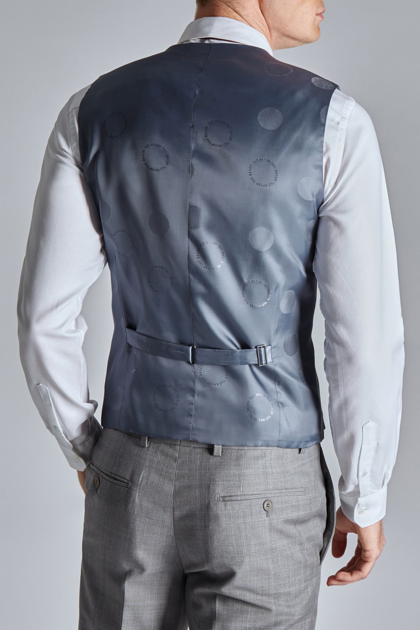 Ted Baker Ted Baker Men's Indus Slim Waistcoat in Grey - 2