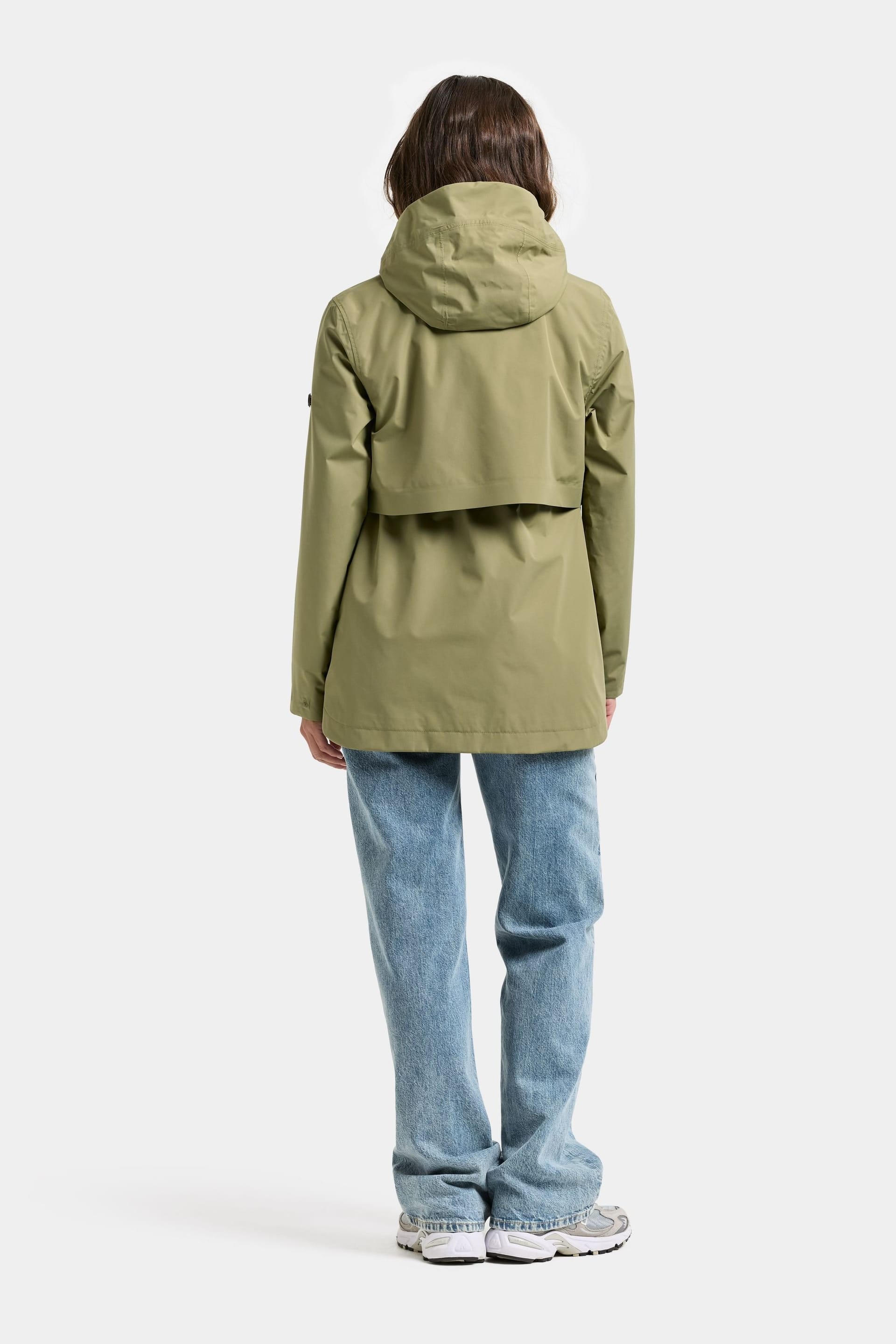 Didriksons Didriksons Women's Elsa Waterproof, Windproof & Breathable Jacket in Khaki - 4