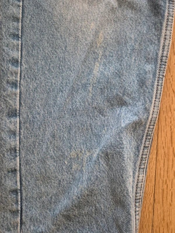 Bershka Men's Light Blue Straight Leg Denim Jeans