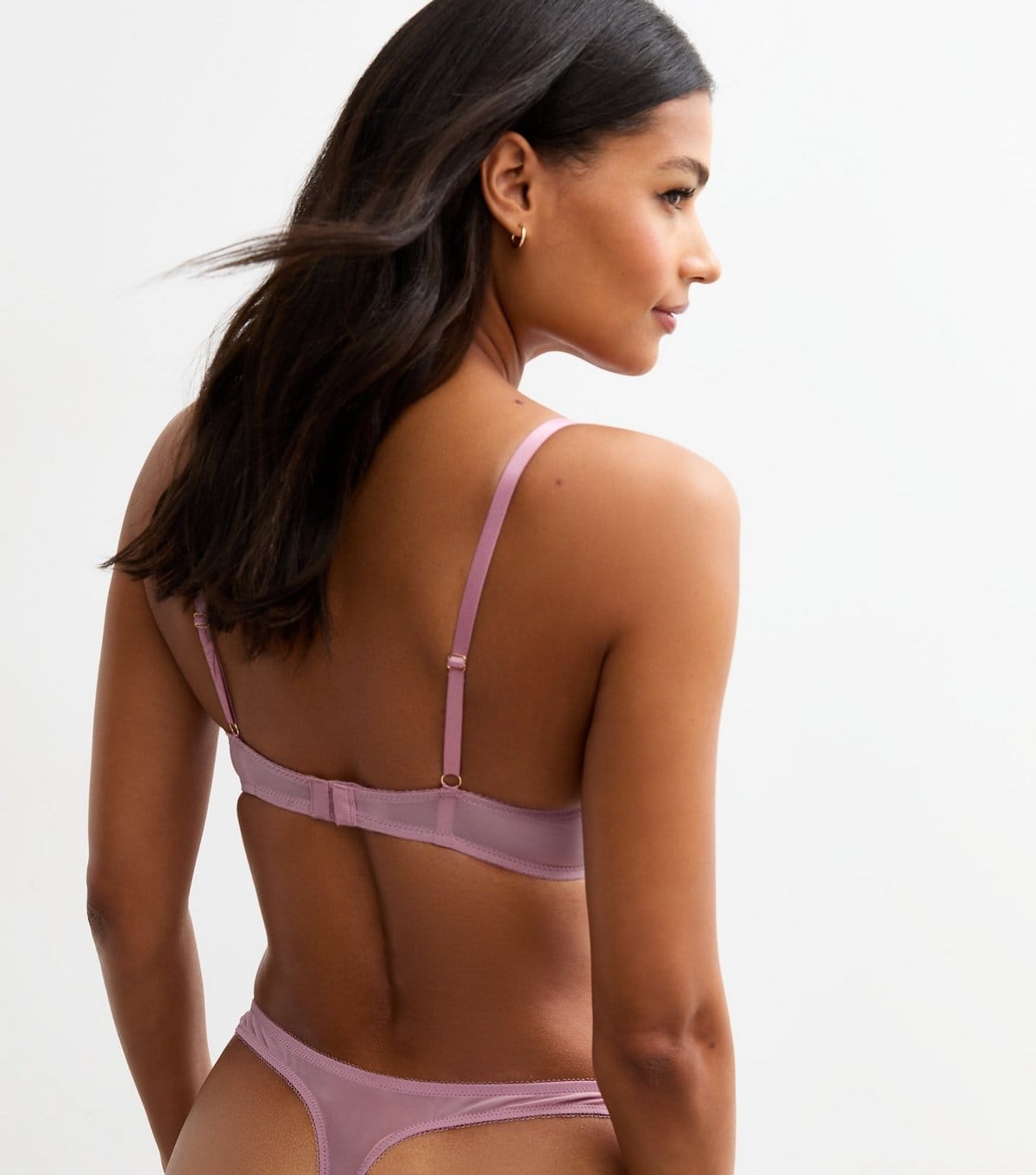 New Look Women's Pink Lace Push-Up Bra New Look - 4