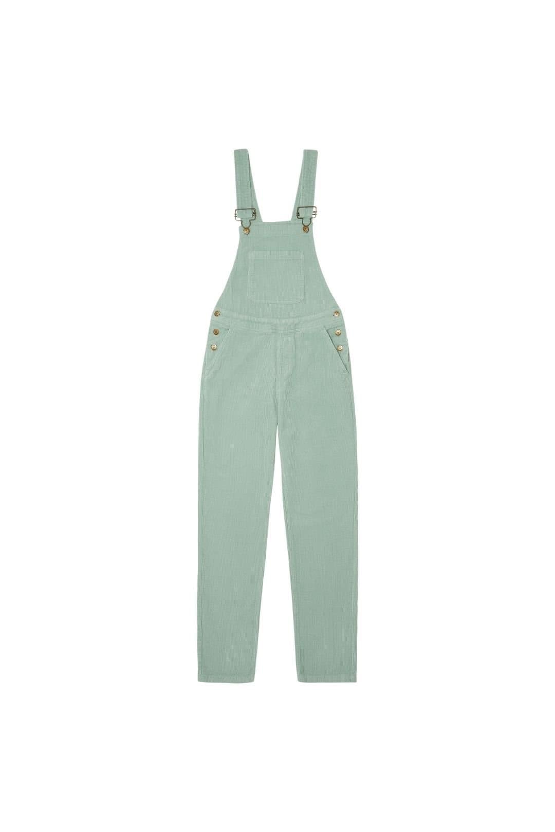Dotty Dungarees Dotty Dungarees Women's Adult Mint Chunky Cord Dungarees