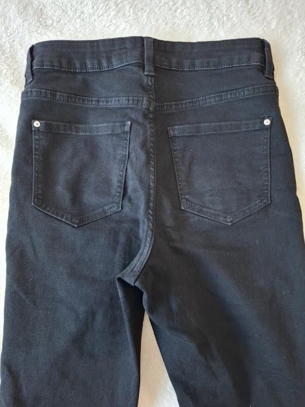 New Look New Look Quinn Black Bootcut Jeans - Size 10 - High Waisted Flare REF15