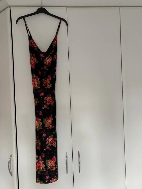 ASOS ASOS Collusion crushed velvet dress UK 10