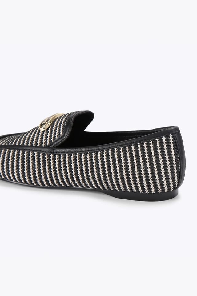 Steve Madden STEVE MADDEN Women's 'Ridgeview Black Raffia' Flats - 3