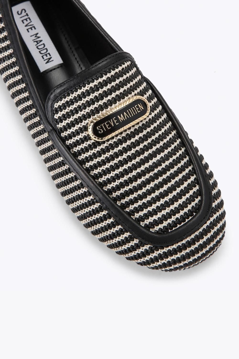 Steve Madden STEVE MADDEN Women's 'Ridgeview Black Raffia' Flats - 4