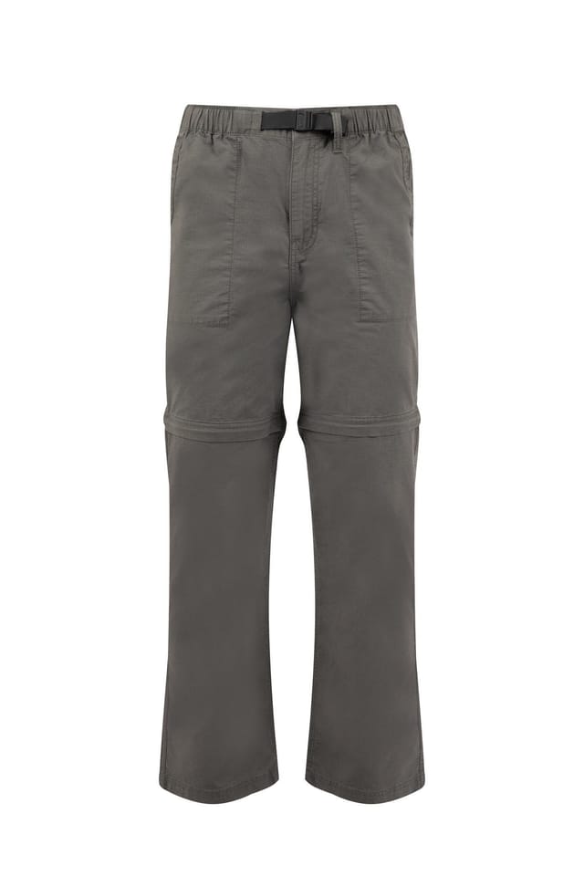 Weird Fish Weird Fish Men's Wade Ripstop Zip Off-Trousers in Dark Grey - 2