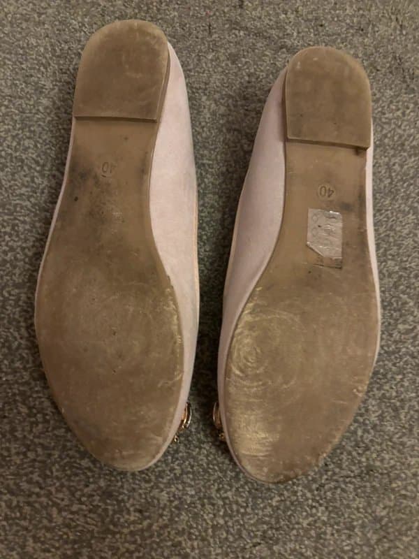 Dune Dune 7/41 head over heals cute pink gemstone ballet court shoes holiday party work same day post