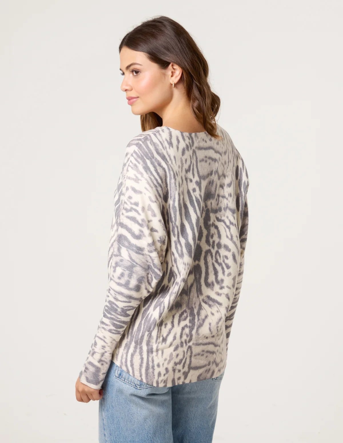 Blue Vanilla Leopard Print Jumper - 4