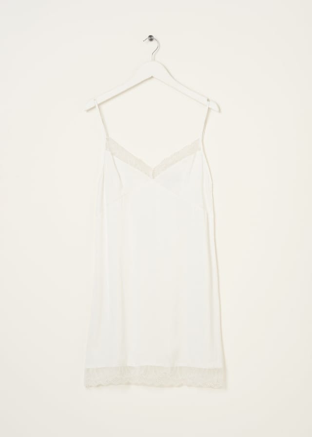Truly Truly Women's Silk Nightdress in Ivory - 2