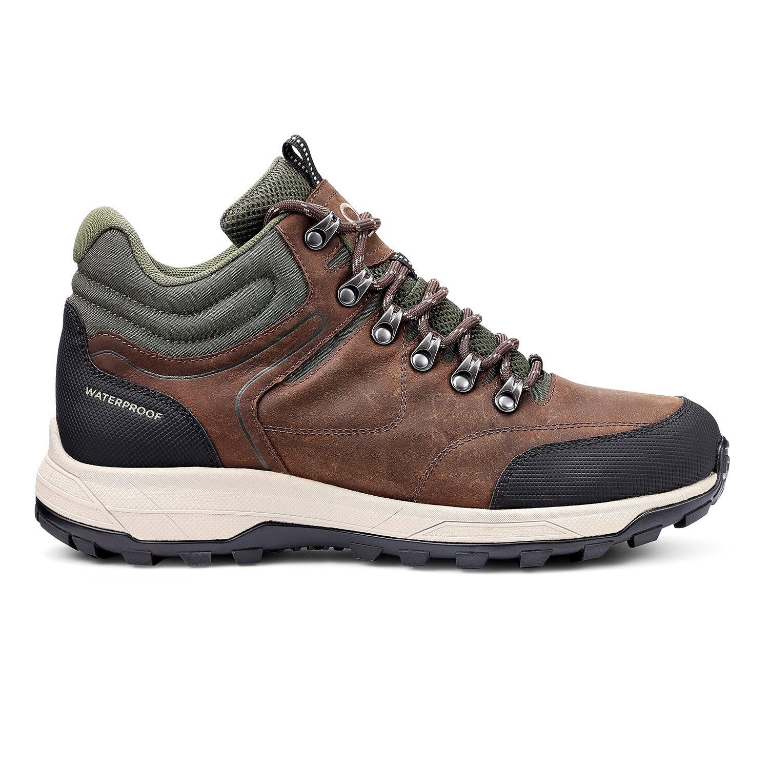 Hotter Hotter Men's 'Mountain II' Waterproof Walking Boots in Chocolate - 2
