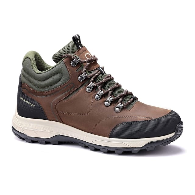 Hotter Hotter Men's 'Mountain II' Waterproof Walking Boots in Chocolate - 2