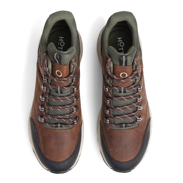 Hotter Hotter Men's 'Mountain II' Waterproof Walking Boots in Chocolate - 3