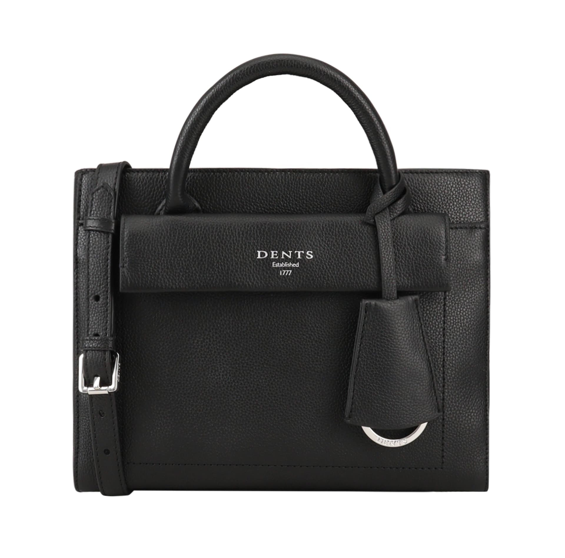 Dents Dents Women's Talvona Leather Shoulder Bag in Black